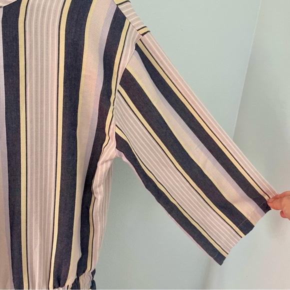 Travis Mathew LUCKY LOO TWILL TIE WAIST ROMPER navy size medium - Picture 5 of 16